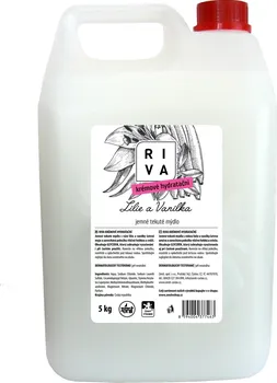 Mýdlo Zenit Riva krémové hydratační mýdlo lilie a vanilka