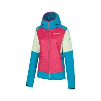 La Sportiva KAP HYBRID HOODY Women Cerise/Crystal růžová XS