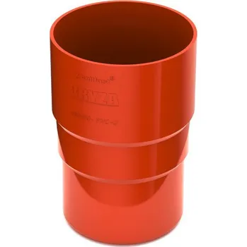 okap BRYZA Spojka svodu plastová Ø 63 mm, Cihlově červená RAL 8004