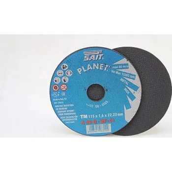 Řezný kotouč SAIT Řezný kotouč 115x1,6x22,23 TM A46Q PLANET rovný