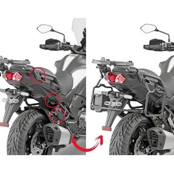 Nosič na motocykl a skútr KAPPA KLR4126 nosič bočních kufrů KAWASAKI Versys 1000 / 1000 SE (19-22)