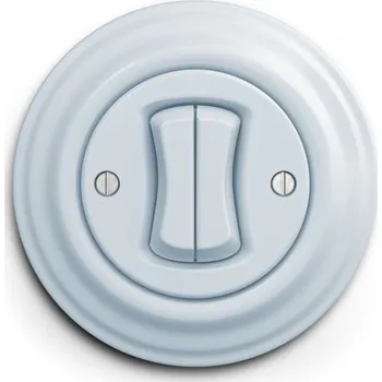 vypínač KliKlap - Vyrobeno v ČR Dvojitý vypínač v odstínu blankytně modrá Sériový č.5 Jednoduchý