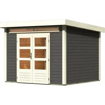 Zahrada dřevěný domek KARIBU KANDERN 6 (82989) terragrau