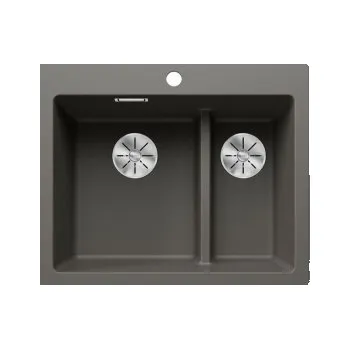 Granitový dřez Blanco PLEON 6 Split InFino Silgranit šedá vulkán - 527322 + ZÁRUKA 3 ROKY ZDARMA