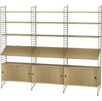 police String Policová sestava String Living Room G, oak/black