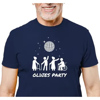 Pánské tričko Pánské tričko s potiskem “Oldies party”
