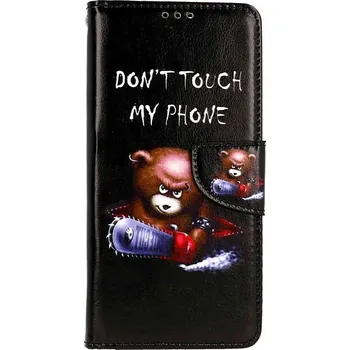 Pouzdro na mobilní telefon Pouzdro Xiaomi Redmi Note 12 Pro+ 5G knížkové Don't Touch méďa (kryt neboli obal na Xiaomi Redmi Note 12 Pro+ 5G)