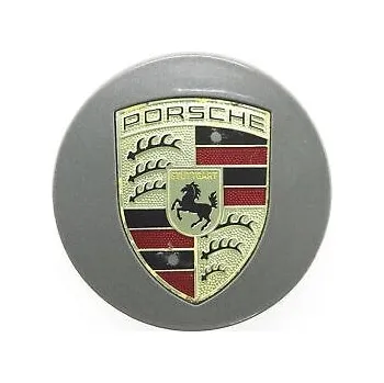 Poklice na kolo Krytky kol, pokličky na kola PORSCHE 65mm šedá 95B601150