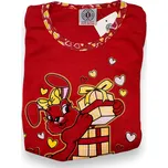 Vn.Lot Dívčí pyžama s dlouhým rukávem BARA Barva: Červená, Velikost: 98/104