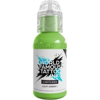Tetovací barva WORLD FAMOUS LIMITLESS - LIGHT GREEN 1 V2 - 30ML