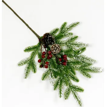 umělá květina Autronic Větev, umělá vánoční dekorace SF1074