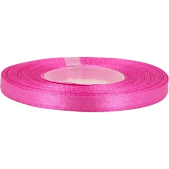 Atlasová stuha šíře 6 mm POL, barva Růžová výrazná (3082)