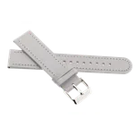 JVD Kožený unisex šedivý řemínek na hodinky R41614/22