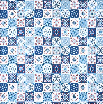 ubrus HOME ELEMENTS Ubrus Motivy, 90 x 90 cm, modrá