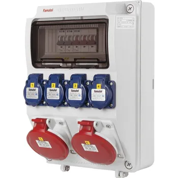 modulární přístroj a rozvaděč v1124 - ZSF40002000.0 /3958 Zásuvková skříň IP44 jištěná bez chrániče