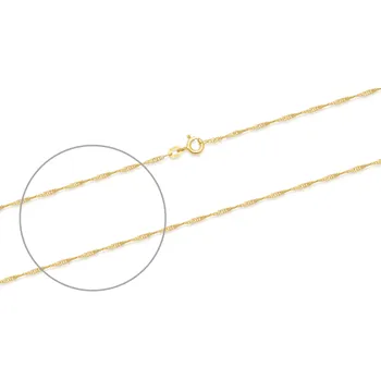 Řetízek SOFIA zlatý řetízek R-AU-SIN-1,4-YG50