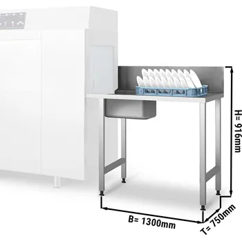 Pec na pizzu G.Gastro Podávací stůl - upevnění vpravo / KSS118