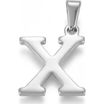 Přívěsek Ocelový přívěsek písmeno X