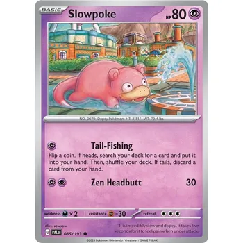 Karetní hra Slowpoke 085/193 - Paldea Evolved Typ karty: Non-Holo