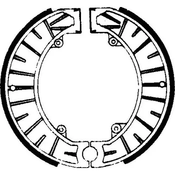 Brzdový systém Brzdové čelisti FERODO 225129114