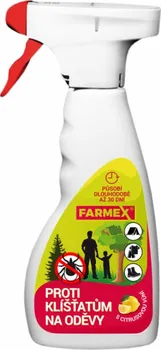 Repelent Farmex Proti klíšťatům na oděvy 250 ml