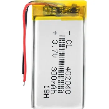 Li-Pol baterie 300mAh, 3.7V, 402040