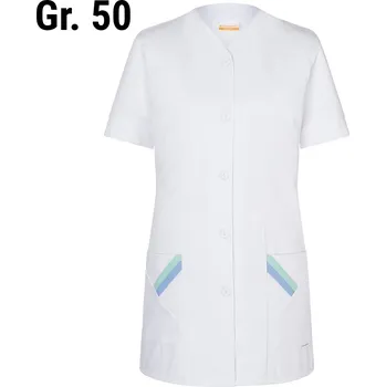 G.Gastro KARLOWSKY | Ladies' Tunic Melanie – Short Sleeve - V‑Neck - Size 50 - Easy‑Care Poly‑Cotton
