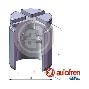Brzdový třmen Píst, brzdový třmen SEINSA AUTOFREN D025529