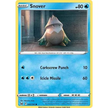 Karetní hra Snover 042/196 - Lost Origin Typ karty: Reverse Holo