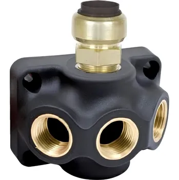 Vodovodní potrubí TECTITE Ukončovací krabice pro rozvod vzduchu spojka 22 mm - 3xG1/2"