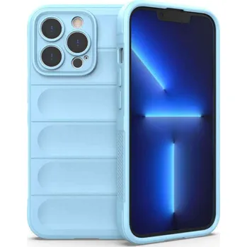 Pouzdro na mobilní telefon Protiskluzový silikonový ochranný kryt pro Apple iPhone 8 - světle modrý