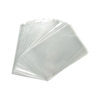 Potravinová fólie Celofánové sáčky s klopou a lepicím páskem 11,7 x 23cm ,100ks