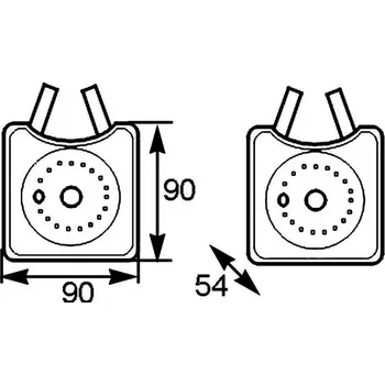 Chladič motoru Olejový chladič, motorový olej MAHLE CLC 163 000S