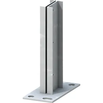 Podstavec pro sloupek HoriZen Prime 160 x 80 mm, s krytkou, antracit