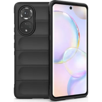 Pouzdro na mobilní telefon Protiskluzový silikonový ochranný kryt pro Honor 50 5G - černý