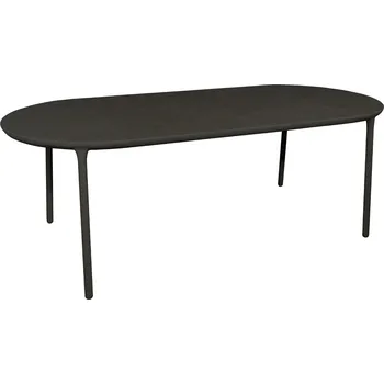 Zahradní stůl Antracitový keramický zahradní jídelní stůl No.114 Mindo 215 x 95 cm