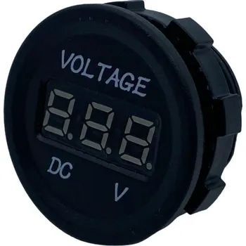 Elektrická zásuvka RACES zásuvka voltmetru DC 5-30V