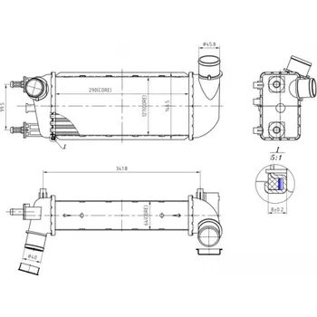 Chladič motoru Chladič turba HART 614 197
