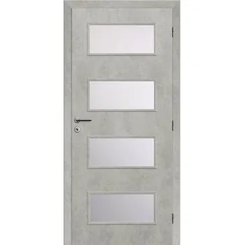 Interiérové dveře Interiérové dveře Solodoor Zenit 28 prosklené 70P beton