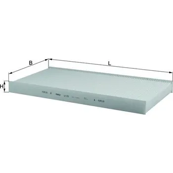 Ventilátor topení a klimatizace Filtr, vzduch v interiéru KNECHT LA 252