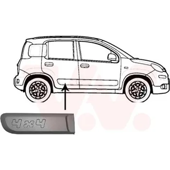 Lišta karosérie Ozdobná / ochranná lišta, dveře VAN WEZEL 1613428