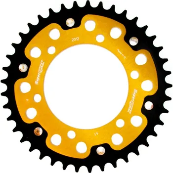 Řetězová sada pro motocykl Rozeta SUPERSPROX STEALTH RST-2012:41-GLD zlatá 41 zubů, 525