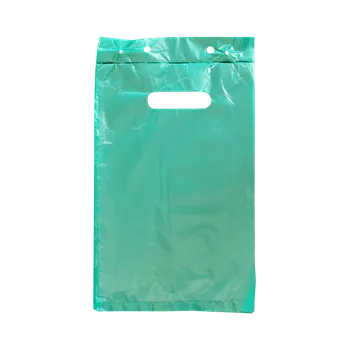 Taška HDPE zelená 200x300+30 trhací blok