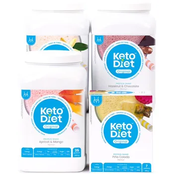 Keto dieta KetoDiet Proteinové nápoje Intense 2. krok na 4 týdny 112 porcí