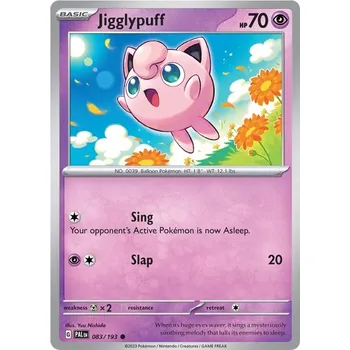 Sběratelská karetní hra Jigglypuff 083/193 - Paldea Evolved Typ karty: Non-Holo