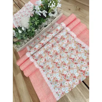 ubrus Běhoun - meruňkové kytičky