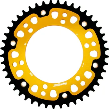 Řetězová sada pro motocykl Rozeta SUPERSPROX STEALTH RST-855:45-GLD zlatá 45 zubů, 520