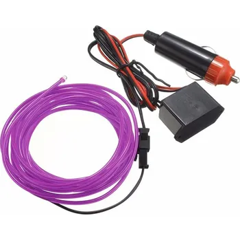 LED páska Neon fialový, 3 metry s autozásuvkou
