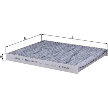 Ventilátor topení a klimatizace Filtr, vzduch v interiéru KNECHT LAK 142