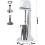 G.Gastro Mixér na mléčné koktejly & nápoje ROBAND (nová generace) - bílý